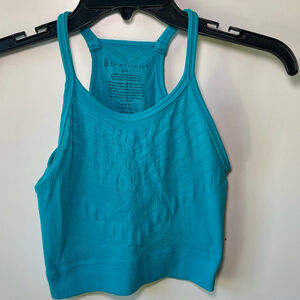 Women's Free People Teal Movement Sports Bra M